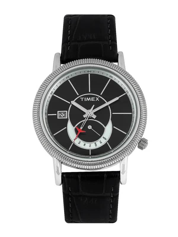 Timex Men Black Dial Watch J201