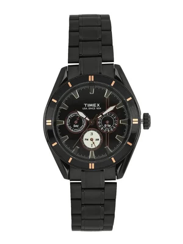 Timex Men Black Dial Chronograph Watch