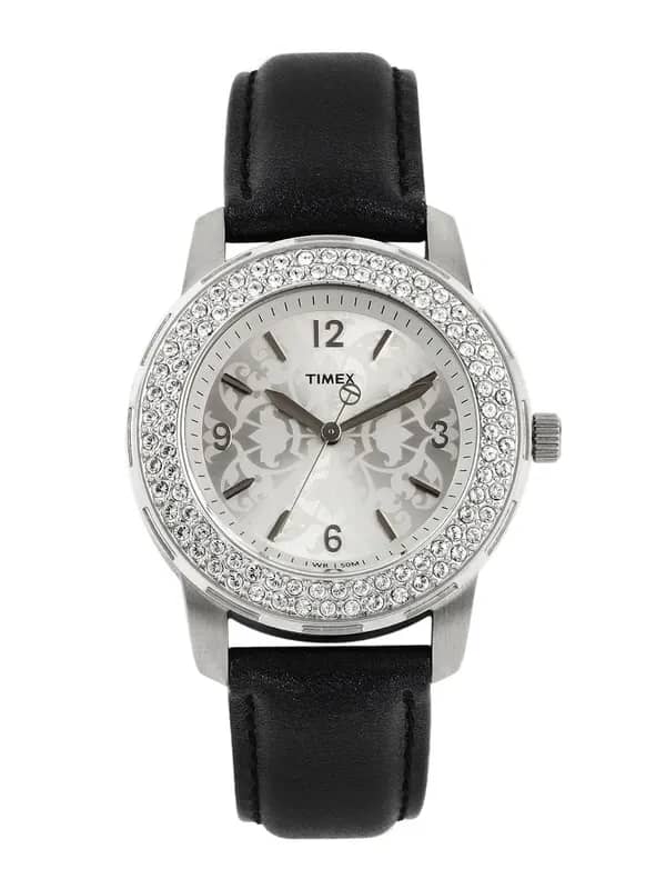 Timen Women Silver Toned Dial Watch T2N150