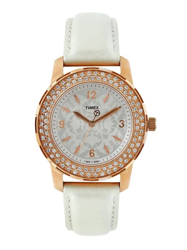 Timex Women Silver Toned Dial Watch