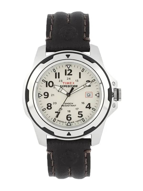 Timex Men Off White Dial Watch