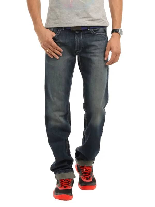 Peter England Men Blue Jeans