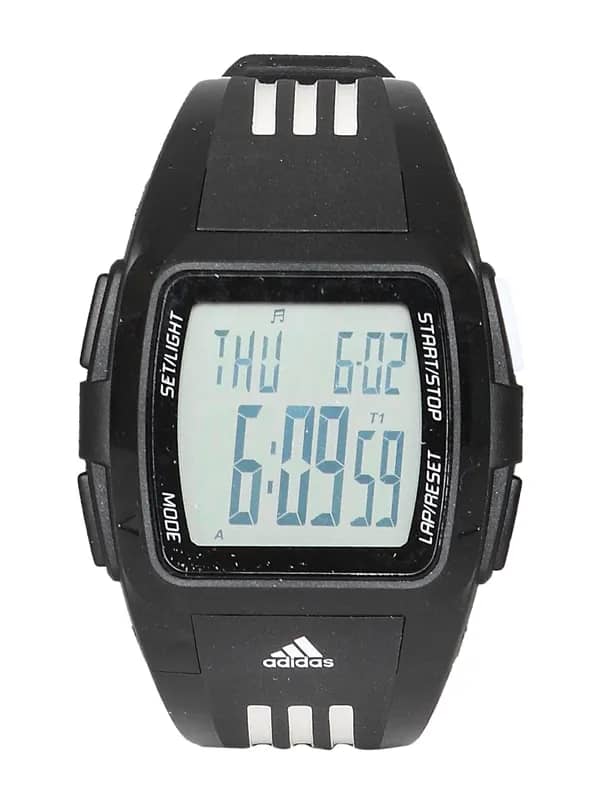 ADIDAS Unisex Duramo Digital Black Watch