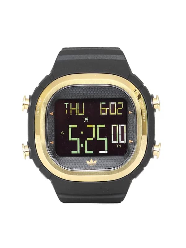 ADIDAS Unisex Seoul Black Gold Watch