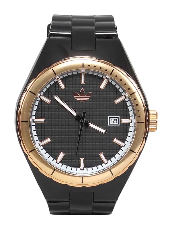 ADIDAS Unisex Cambridge Analogue Black Dial Watch