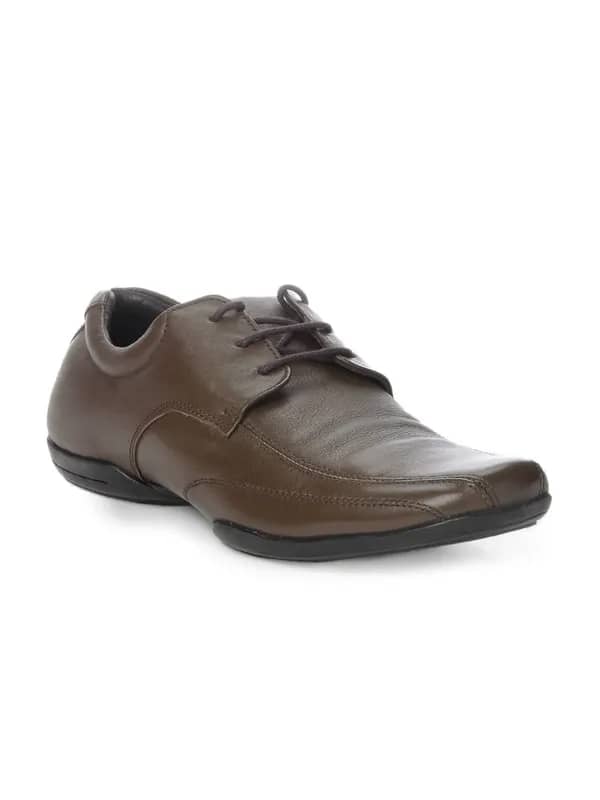 Franco Leone Men Brown Formal Shoes