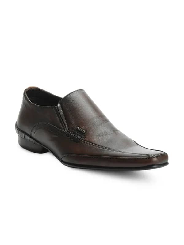 Franco Leone Men Brown Formal Shoes