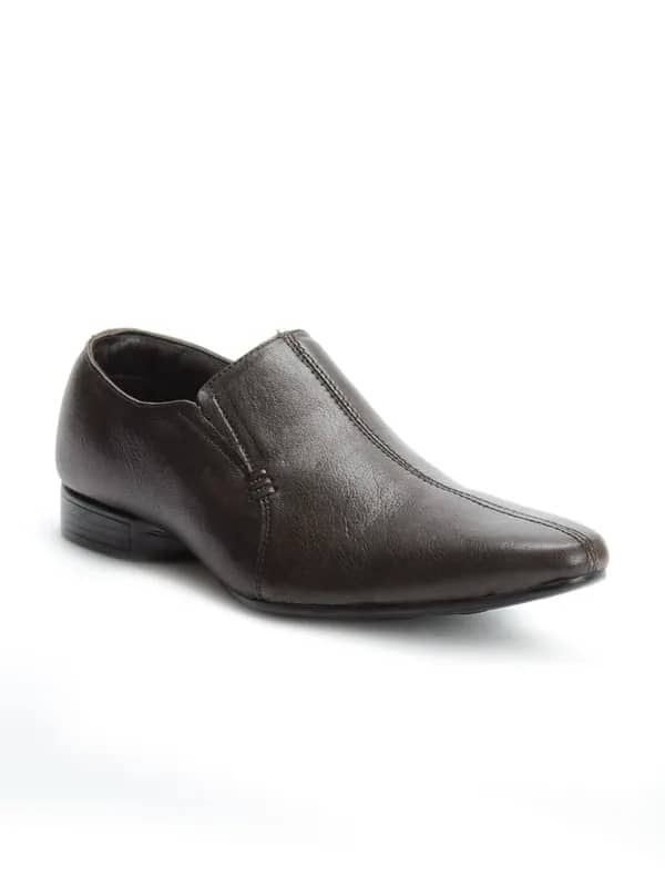Franco Leone Men Brown Formal Shoes