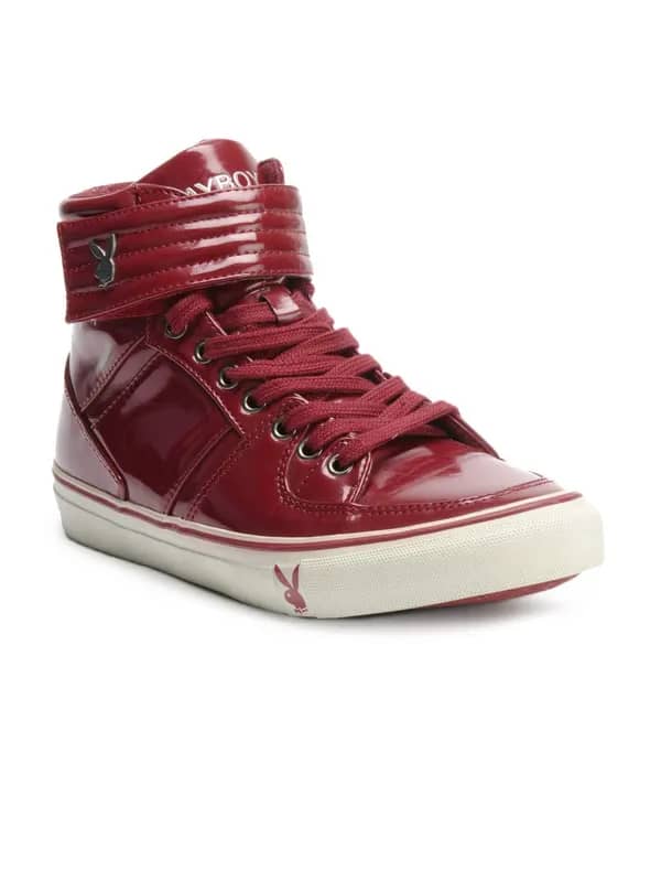 Playboy Men Red Shoes