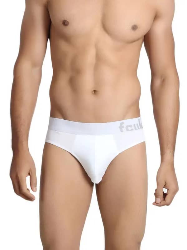 FCUK Underwear Men White Brief