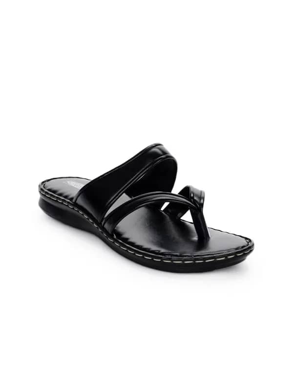 Tiptopp Women Black Flats