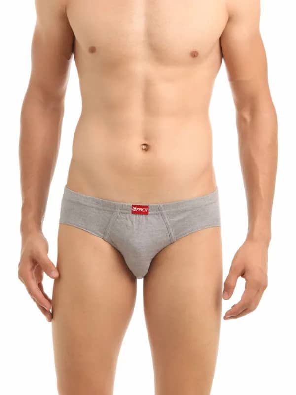 Facit Men Grey Melange Brief