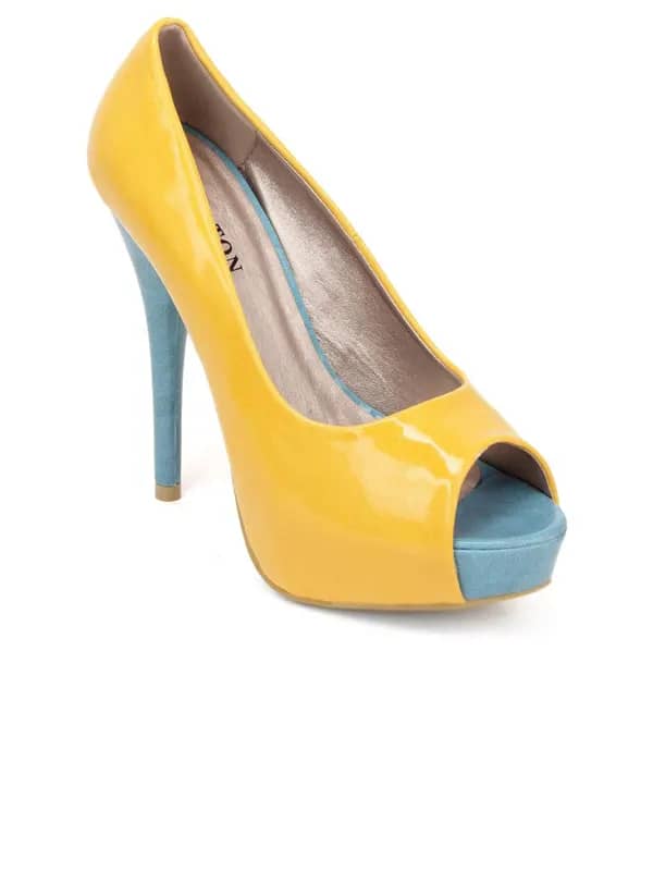 Carlton London Women Yellow Peep Toes