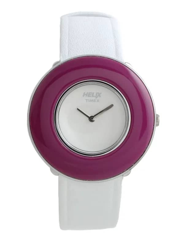 Helix Women White Dial Watch