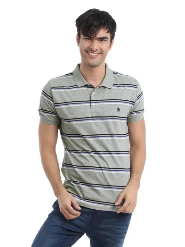 French Connection Men Grey T-shirt