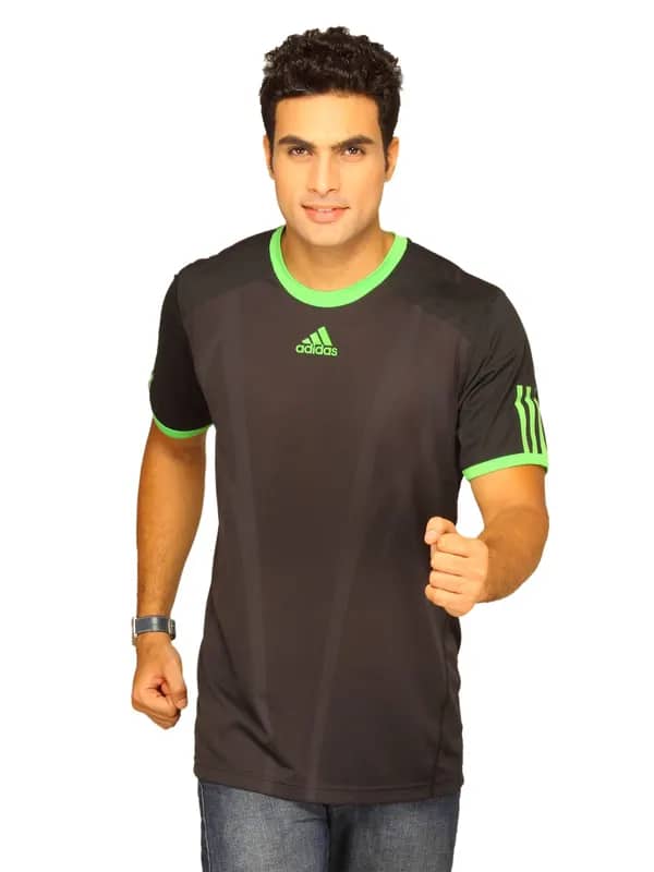 ADIDAS Men's Barr Black T-shirt