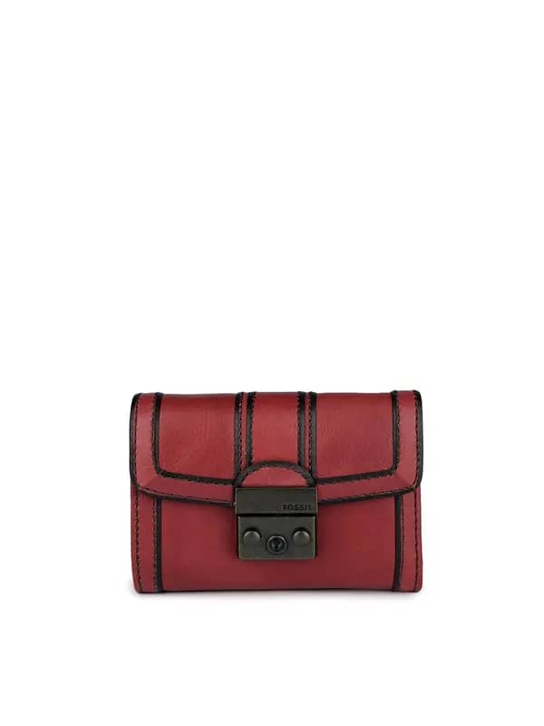 Fossil Women Red Wallet