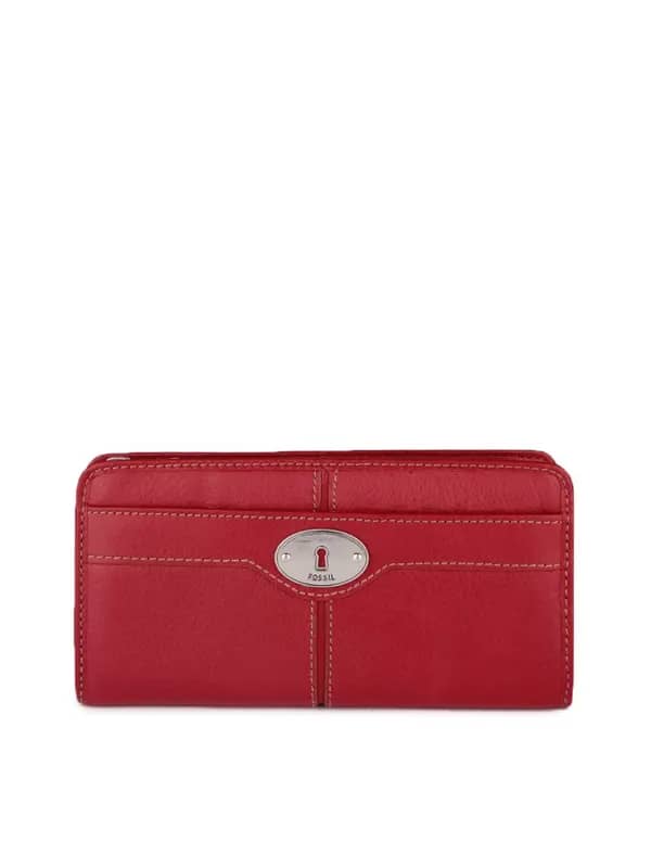 Fossil Women Red Wallet