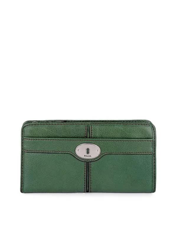Fossil Women Green Wallet