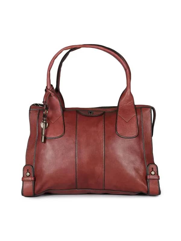 Fossil Women Red Handbag