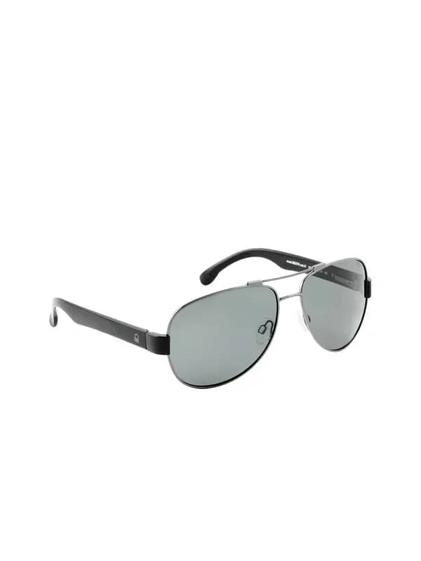 United Colors of Benetton Men Black Sunglasses