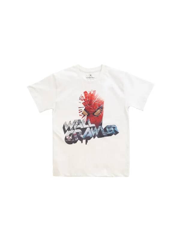 The Amazing Spiderman Boys White T-shirt
