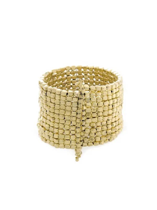 Pitaraa Golden Omelette Thin Bracelet