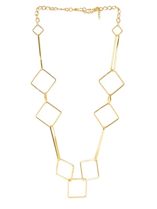 Pitaraa Golden Frame Necklace