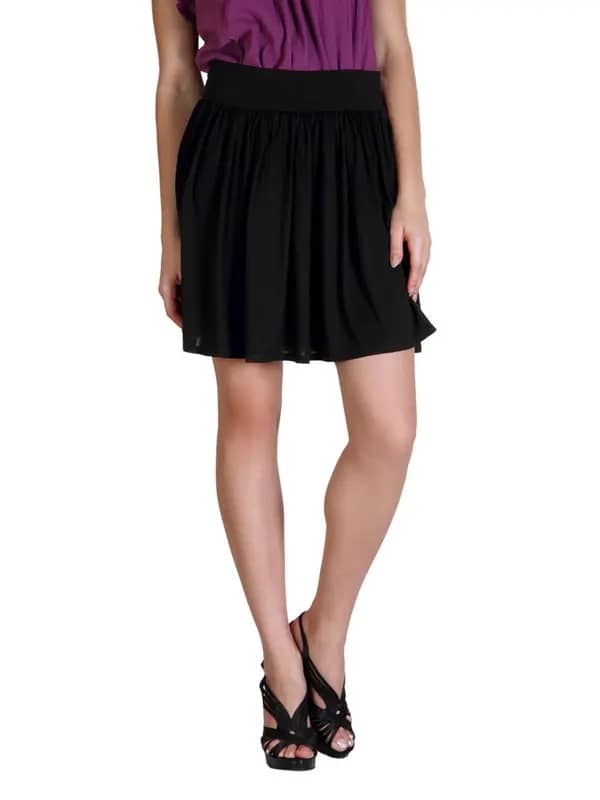 French Connection Women Black Skirt