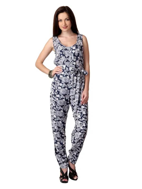 French Connection Women Blue Jumpsuit