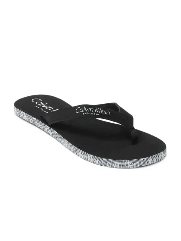 Calvin Klein Men Black Flip Flops