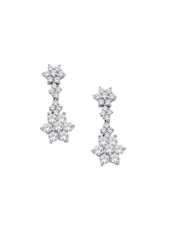 Lucera Women Silver Earrings