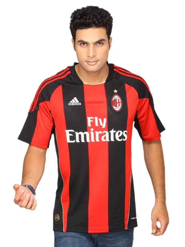 ADIDAS Men Ac Milan Red Black Jersey