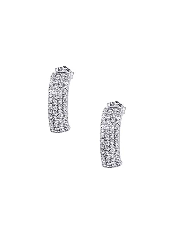 Lucera Women Silver Earrings