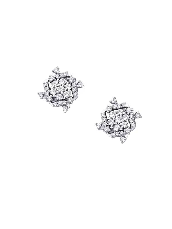 Lucera Women Silver Earrings