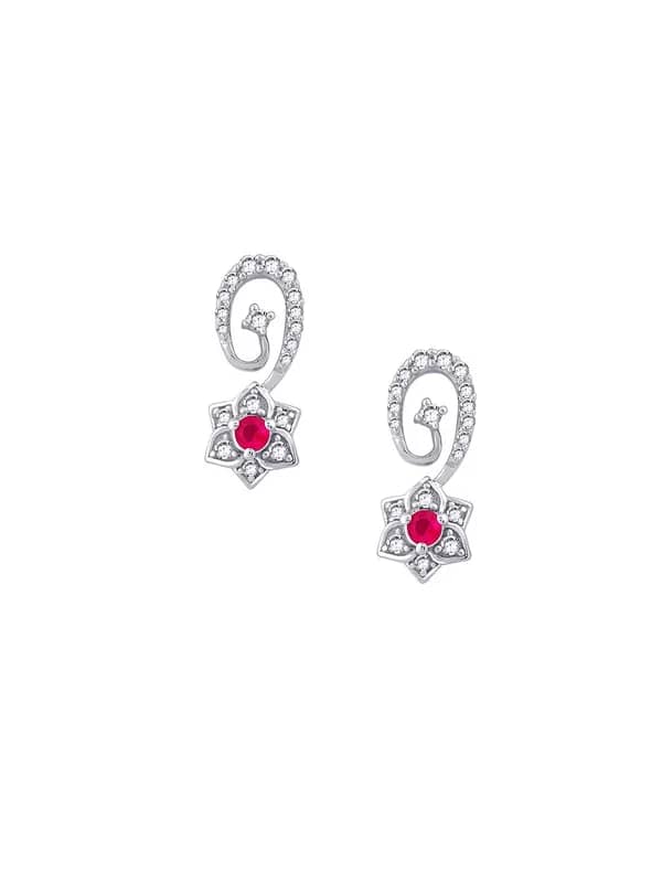 Lucera Women Silver Earrings