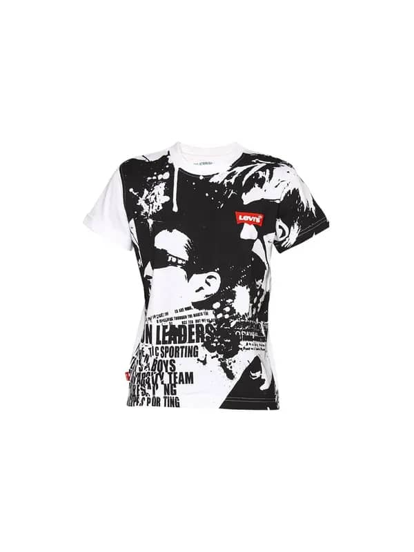 Levis Kids Boy's Dean White Black Kidswear