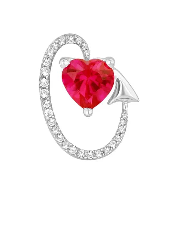 Lucera Women Silver Pendant with Chain