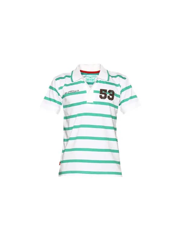 Levis Kids Boy's Davis White Polo Tshirt