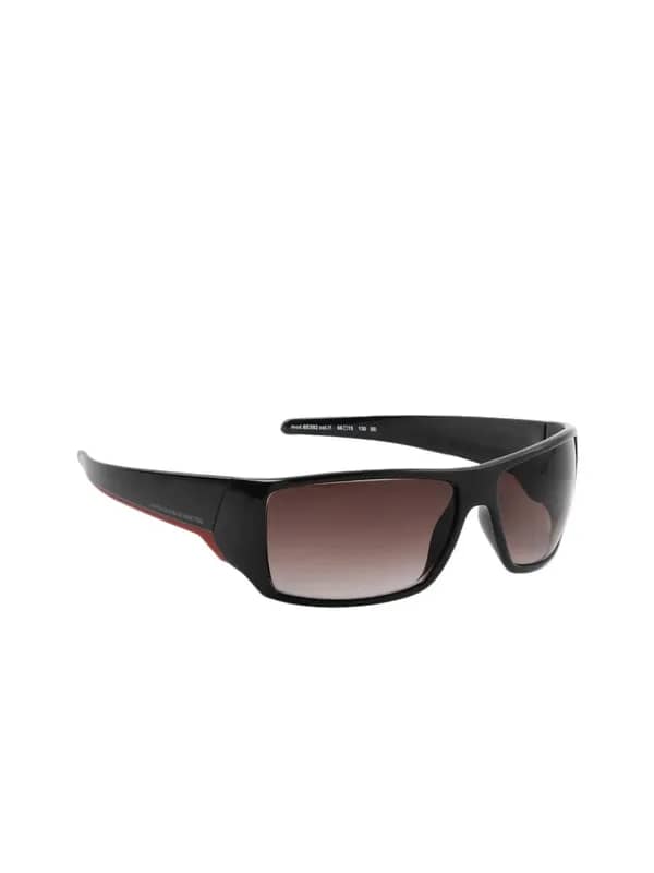 United Colors of Benetton Men Black Sunglasses