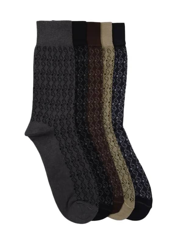 Arrow Men Pack pf 5 Plating Design Socks