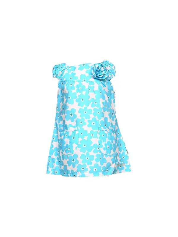 Gini and Jony Girl's Valerie Blue White Infant Kidswear