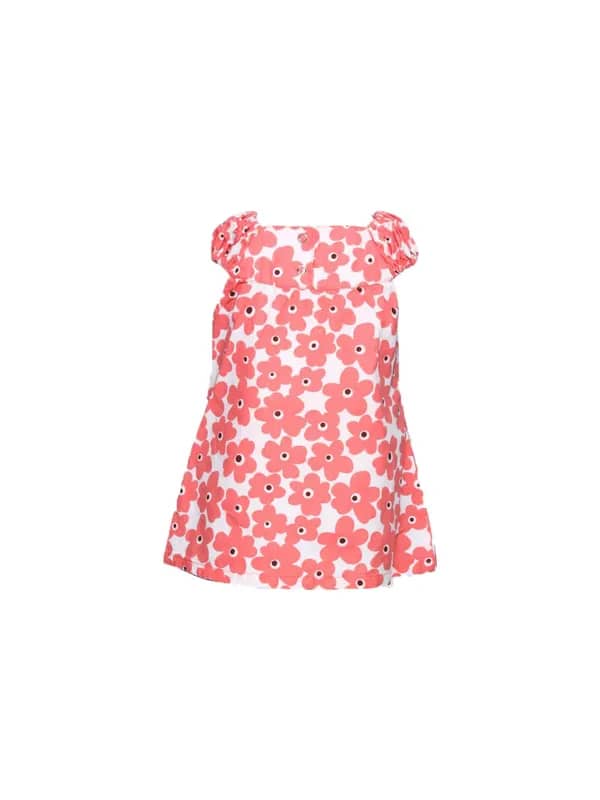 Gini and Jony Girl's Valerie Peach White Kidswear