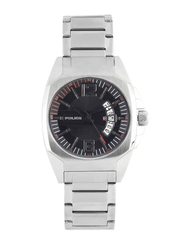 Police Men Black Dial Watch PL12897JS-02M