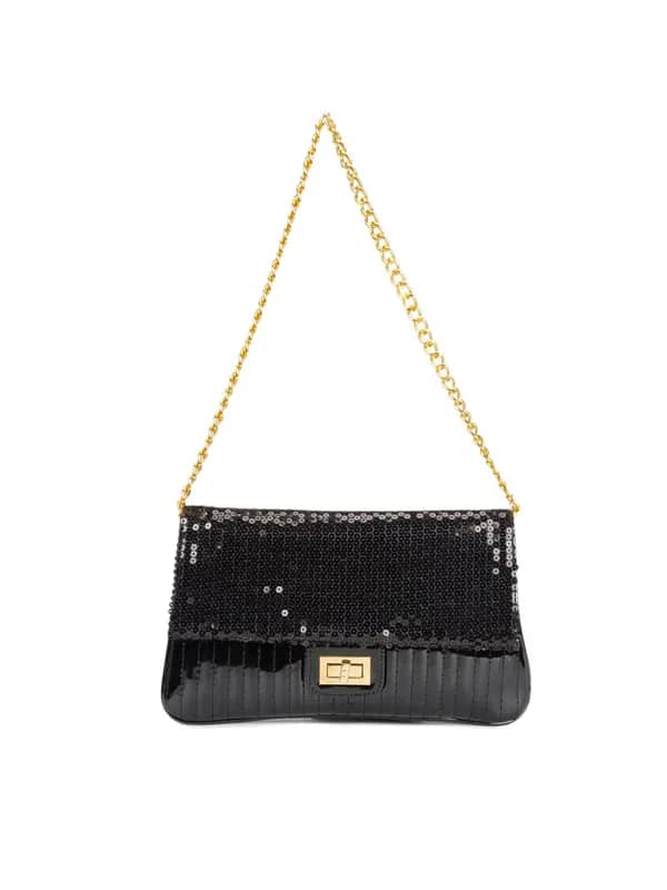 Rocia Women Black Clutch