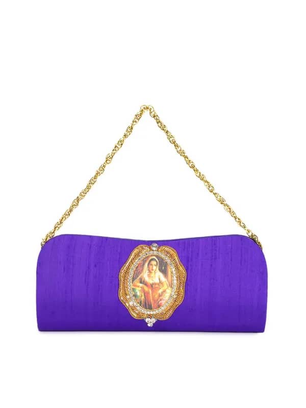 Rocia Women Blue Clutch