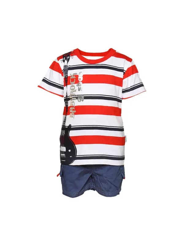 Gini and Jony Boy's King White Red Blue Kidswear