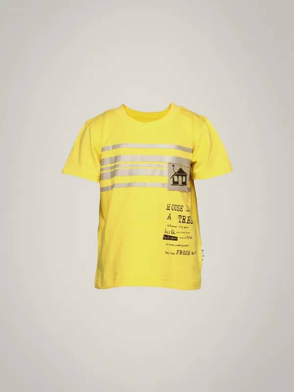 Gini and Jony Boy's Kaffle Yellow Kidswear