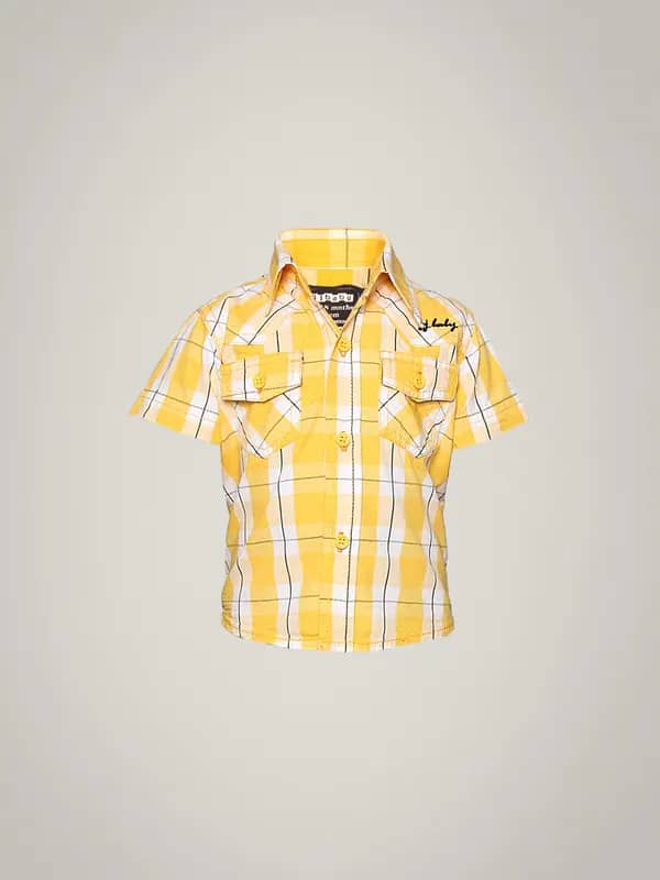Gini and Jony Boy's Kangaroo Yellow Infant Kidswear