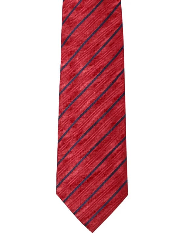 Park Avenue Men Red Printed Broad Tie